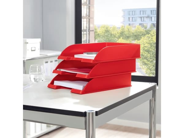 Leitz WOW - Brevfack - för A4 (210 x 297 mm) - röd