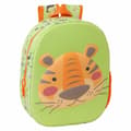 Miniatyrbillede 1 af 3: School Bag Safta Lime 27 x 33 x 10 cm