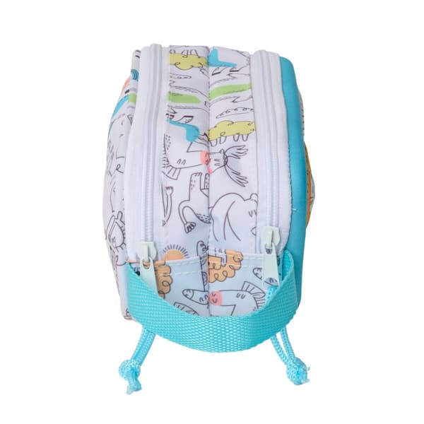 School Bag Safta Blue White 21 x 8 x 6 cm