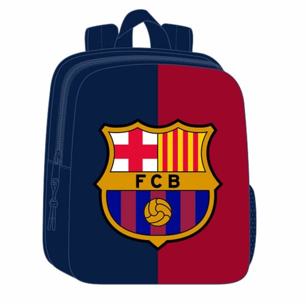 School Bag F.C. Barcelona Blue Maroon 22 x 27 x 10 cm