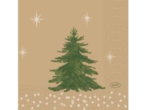 Serviet Duni 3-lag 24 x 24 cm Humble Trees,50 stk/pk