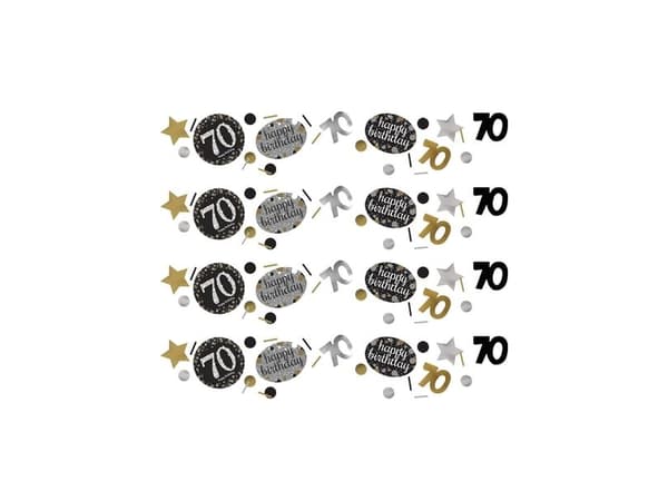 Konfetti 70 år Sparkling