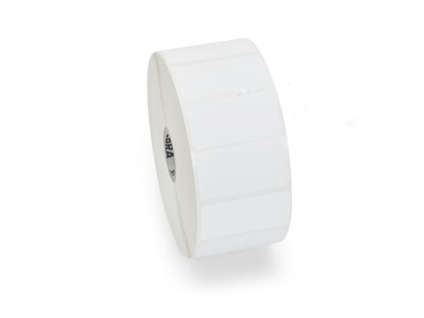 Zebra 3005540, White, Self-adhesive printer label, Paper, Thermal transfer, Permanent, Universal