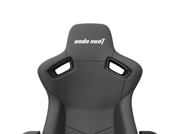 Anda Seat Kaiser II, Polstret Sete, Polstret Rygg, Sort, Sort, Kunstig lær, Skum, Kunstig lær, Skum