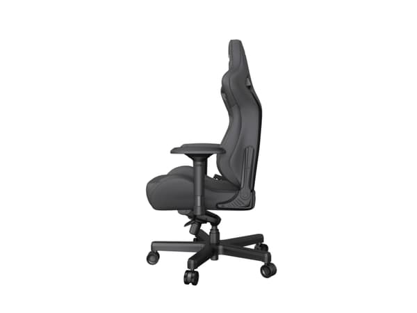 Anda Seat Kaiser II, Polstret Sete, Polstret Rygg, Sort, Sort, Kunstig lær, Skum, Kunstig lær, Skum
