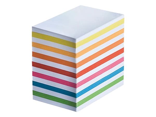 WEDO notatboksinnsats, 55 x 90 mm, hvitfarget, 700 ark løst krympet, egnet for notatboks 270 266916 (270 2669079)