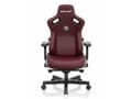 Miniatyrbild 1 av 5: Anda Seat AD12YDC-XL-01-A-PVC, Stoppad sits, Stoppat ryggstöd, Rödbrun, Rödbrun, Konstläder, Konstläder