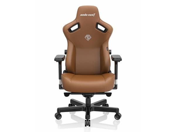 Anda Seat AD12YDC-XL-01-K-PVC, Padded seat, Padded backrest, Brown, Brown, Leatherette, Leatherette