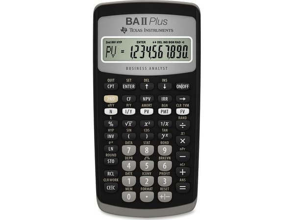 TI-BA II Plus Financial Calculator