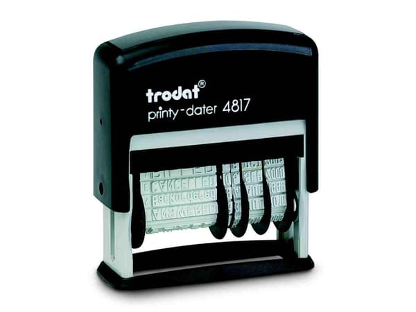 Trodat 4817 PRINTY, Sort, 1 stykker