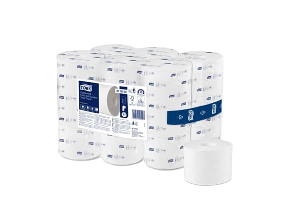 Toiletpapir Tork Premium T7 OptiServe 3-lags L63.2mxB9.3cm FSC Nyfiber Hvid,18 rl/sæk - (18 stk.)