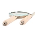 Pikkukuva 4 / 4: Magnifying glass Home ESPRIT Crystal Steel Bone 8 x 8 x 30 cm