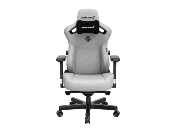 Anda Seat Kaiser 3 L, pehmustettu istuin, Pehmustettu selkänoja, Harmaa, Harmaa, Kangas, Kangas