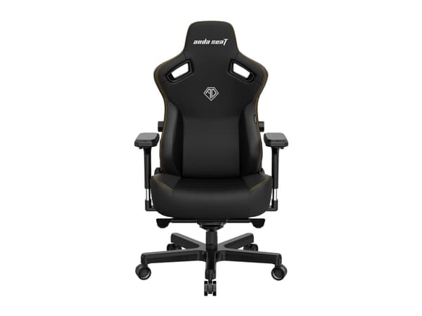 Anda Seat Kaiser 3 L, Polstret Sete, Polstret Rygg, Sort, Sort, Lær, Lær