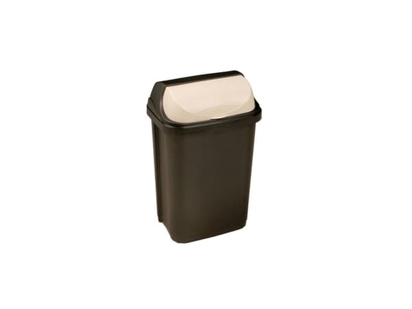 keeeper papperskorg "rasmus", 25 liter, grafit med rulltoppslock, material: PP, - 1 st (1045482600000)