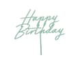Miniatyrbild 1 av 5: Mintgrøn kagepynt Happy Birthday