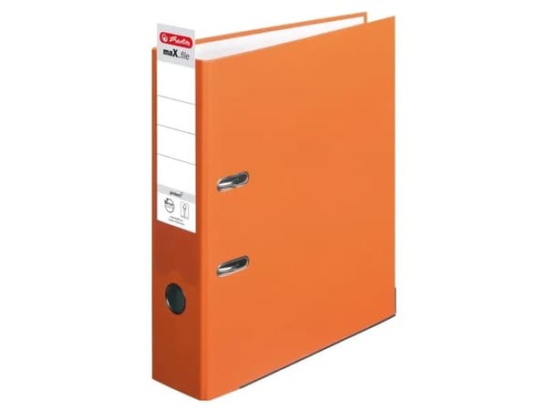 Herlitz maX.file, A4, D-ring, Förvaring, Polypropylen (PP), Orange
