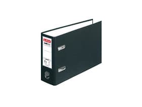 herlitz PP folder maX.file protect, A5 liggende, svart, ryggbredde: 75 mm, PP plastdeksel, innsettingsrygg (10842334)