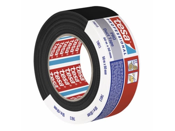 tesa Duct Tape PRO 74613-00002-00 Korjausteippi Musta (pituus x leveys) 50 m x 50 mm 1 kpl