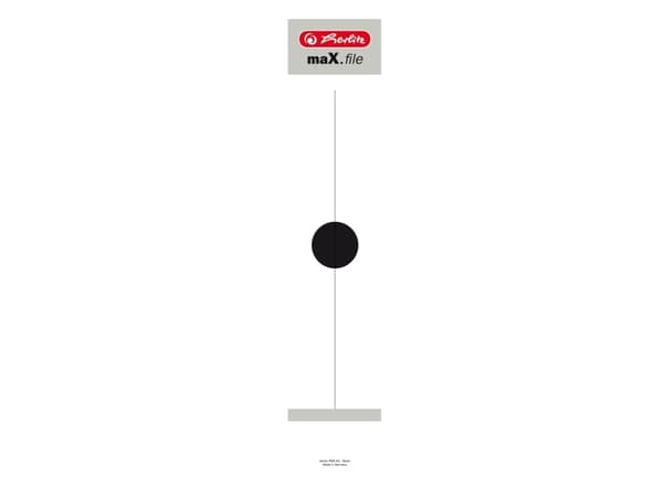 Herlitz 10833929, Vit, Rektangel, 70 mm, 10 styck
