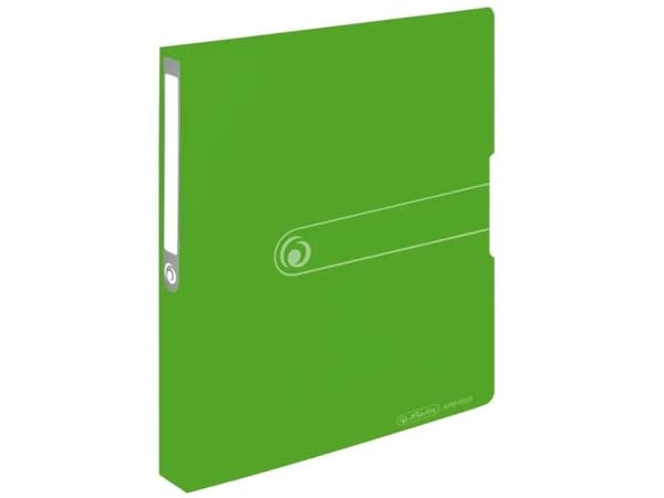Herlitz 11226388, A4, Rund ring, Oppbevaring, Polypropylen (PP), Grønn, 1 stykker