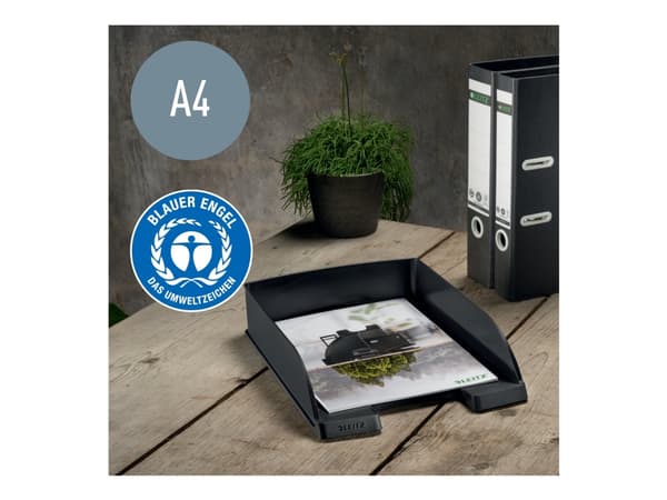 Leitz 52275095, Polystyreeni, Musta, A4+, A4, A4+, 1 laatikko(a), Eurooppa