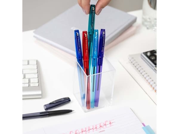 Pilot Super Grip G, Klips, Tynn spiss, Gjenfyllbar, Grønn, 12 stykker, Fint