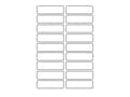 Miniatyrbild 2 av 2: Avery ETVET36, Vit, Rektangel, Permanent, 13 x 45 mm, 36 styck, 2 styck