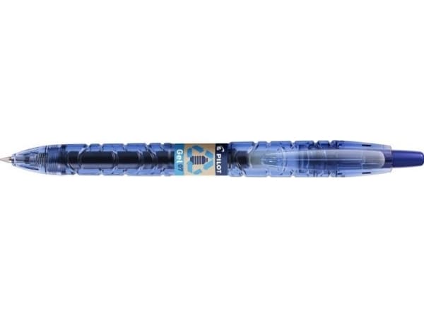 Pilot B2P, Gelépenn med hette, Blå, Sort, Blå, Plast, Medium, 0,32 mm