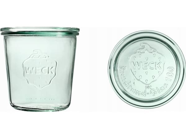 Sylteglas Weck incl låg (742) 580ml Ø10x10,7cm 6stk/pak