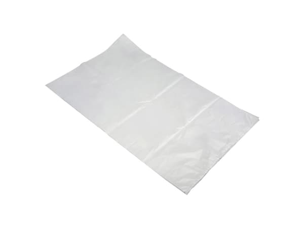 Flad pose, 90 µm, 600 x 1000 mm, Sæk LD-PE, transparent, flad taske Æske med 100 stk., pallet of 500 - (100 stk.)