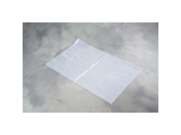 Flad pose, 70 µm, 560 x 890 mm, Sæk LD-PE, transparent, flad taske Æske med 100 stk., pallet of 9000 - (100 stk.)