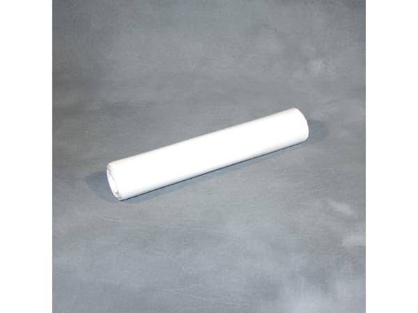Jätesäkit, 70 µm, 750 x 1100 mm, Säkki LD-PE, valkoinen, kpl rei'itetty rullalla tilavuus 110.000l, rulla - (10 kpl)
