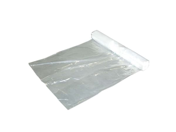 Affaldssække, 15 µm, 600 x 600 mm Kort side åben, LD-PE, transparent Rulle, pack of 12 pieces - (18 stk.)