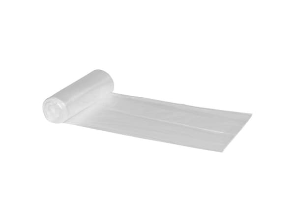 Affaldssække, 15 µm, 500 x 600 mm Kort side åben, LD-PE, transparent Rulle, pack of 12 pieces - (32 stk.)