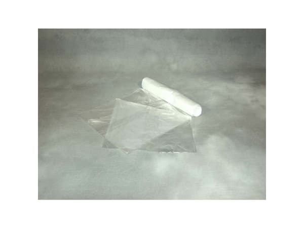 Affaldssække, 15 µm, 600 x 850 mm Kort side åben, LD-PE, transparent Rulle, pack of 12 pieces - (28 stk.)