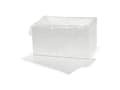 Miniatyrbilde 1 av 2: Foringsposer, 50 µm, 820 x 630 mm, Sæk LD-PE, clear, Pose med kile 2 gusset of 200mm, Æske med 250 s