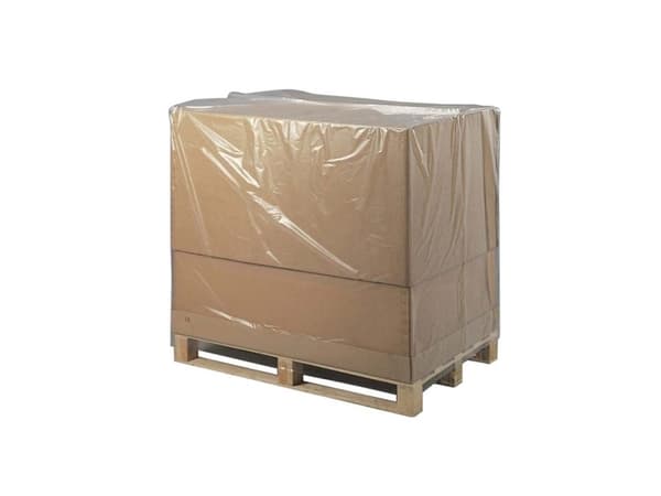 Plastlock, 50 µm, 2100 x 1800 mm, påse LD-PE, transparent, sidokilning 2 kilar à 450 mm, rulle om 100 st - (100 st)