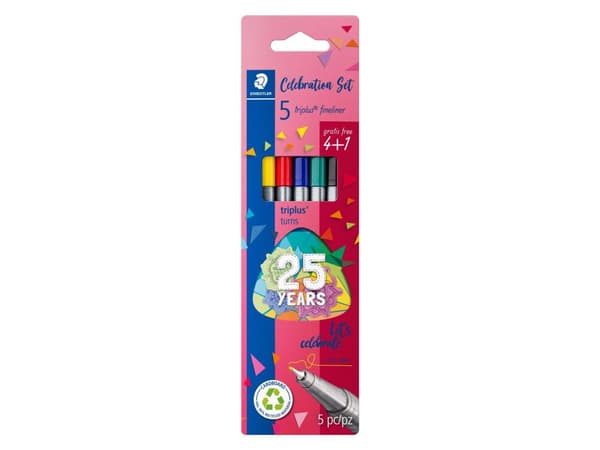 Staedtler triplus fineliner 334, 5 styck