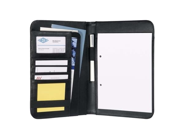 Conference folder, Wedo grå æske med 10 stk.