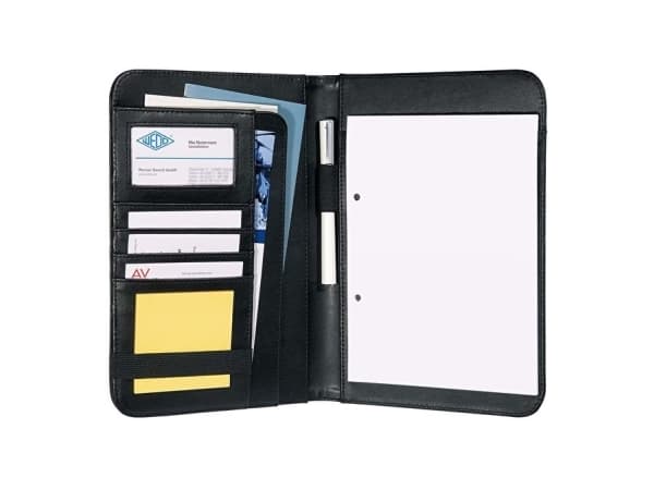 Conference folder, Wedo grå æske med 10 stk.