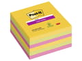 Pikkukuva 1 / 5: Post-it Super Sticky Notes viivoitettu 101mmx101mm 90sheet/blk 6blk/pakkaus Karnevaaliväri kokoelma