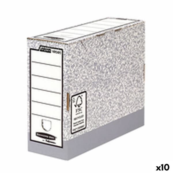 File Box Fellowes Grey A4 10 cm 10Units