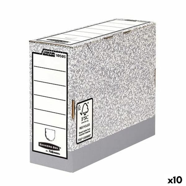 File Box Fellowes Grey A4 10 cm 10Units