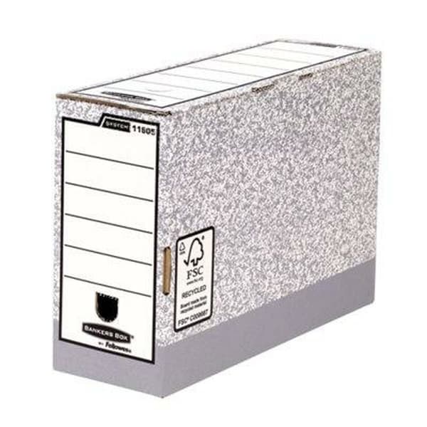 File Box Fellowes Grey A4 10 cm 10Units