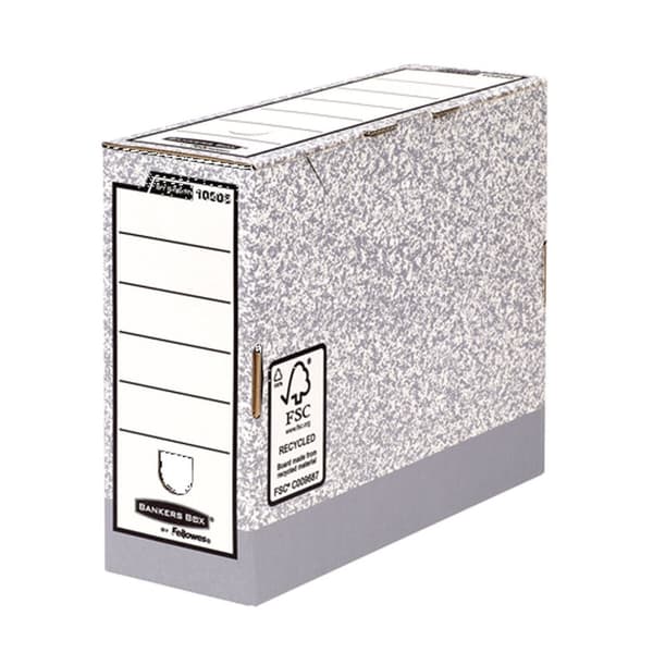 File Box Fellowes Grey A4 10 cm 10Units