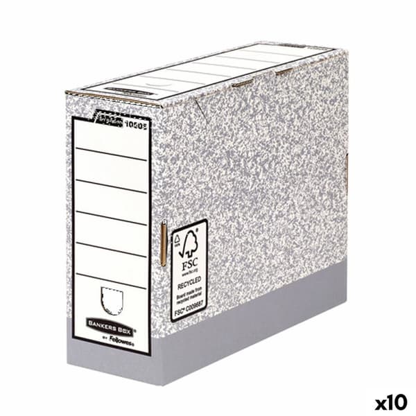 File Box Fellowes Grey A4 10 cm 10Units
