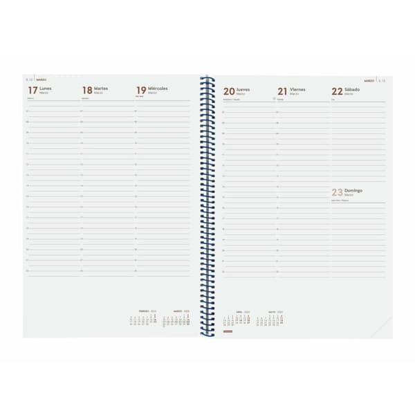 Diary Finocam YEAR Blue A4 21 x 29,7 cm 2025