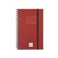 Miniatyrbild 2 av 2: Diary Finocam OPAQUE Burgundy Mini 7,9 x 12,7 cm 2025