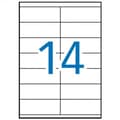 Miniatyrbillede 2 af 3: Labels MULTI 3 105 X 40 mm White 100 Sheets